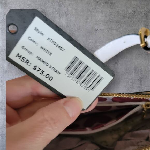 NWT Guess Y2K Vintage Monogram Baguette Shoulder Bag Early 2000’s Summer Season - Picture 5 of 16